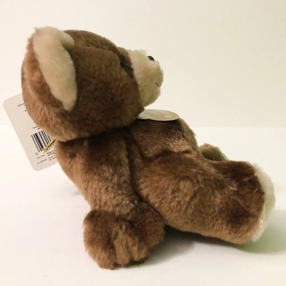 Vtg Russ Luv Pets I Love  My Honey Bear 6 Inch Tall Stuffed Animal Plush - Picture 10 of 16